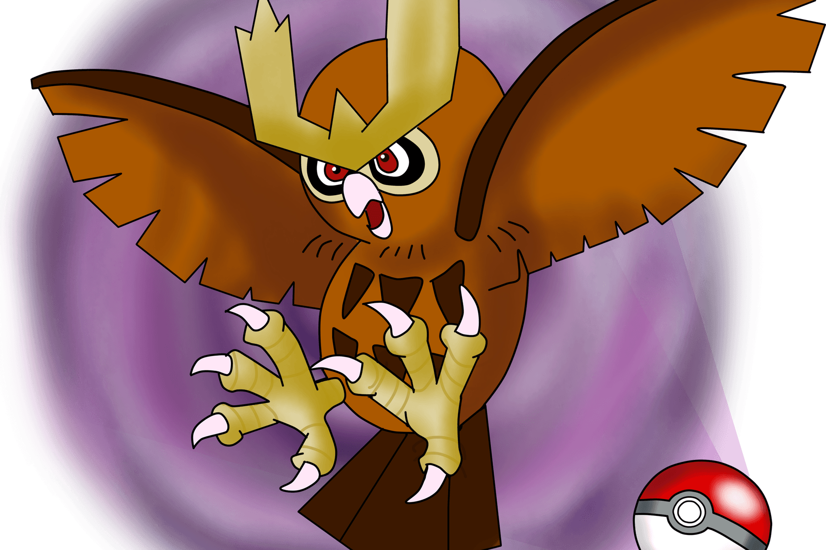 Noctowl Pokemon PNG