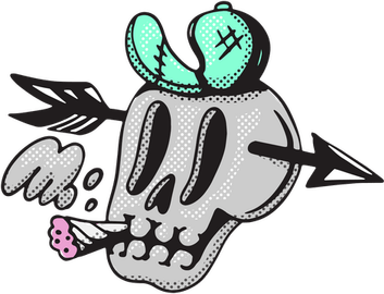 Scary Skull PNG