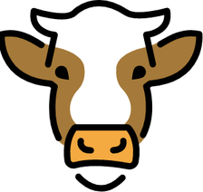 Cow Face PNG