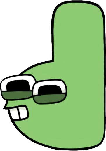 Alphabet Lore Letter D PNG