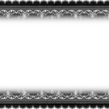 White Gothic Border PNG