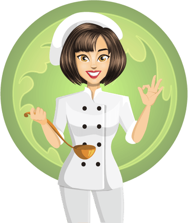 Cartoon Female Chef PNG