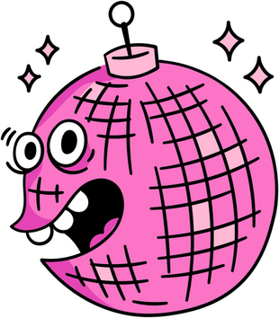 Hanging Disco Ball PNG