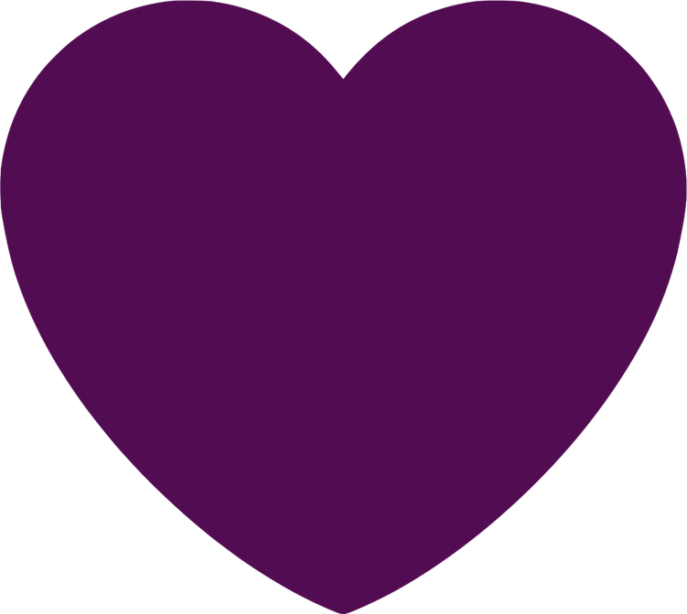 Purple Heart Emoji PNG