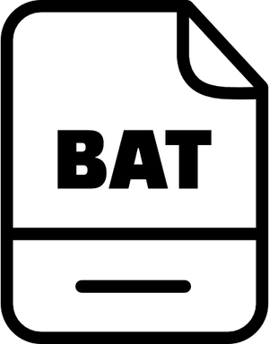 Bat File Icon PNG