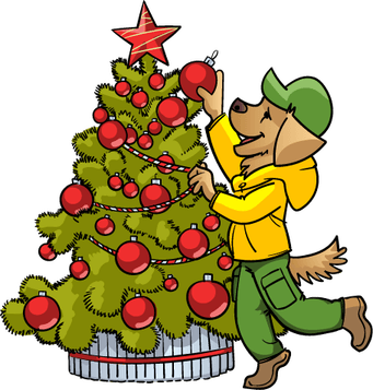 Tangled Christmas Lights PNG
