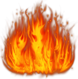 Fire Banner PNG
