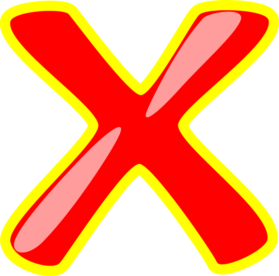 X Red PNG