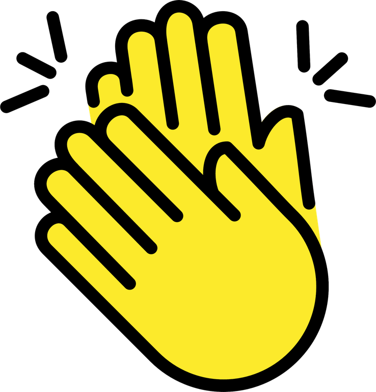 Clap Emoji PNG