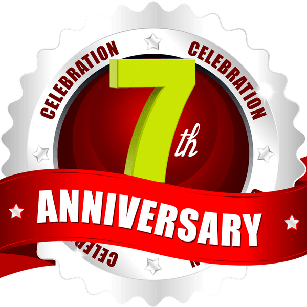 7 Year Anniversary PNG