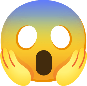 Scream Emoji PNG