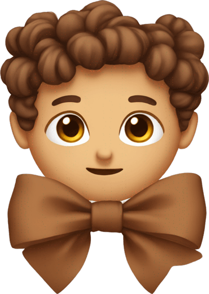 Brown Bow PNG