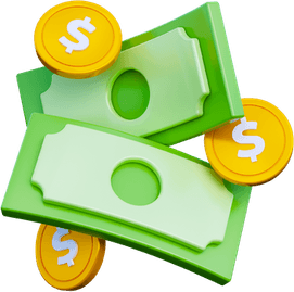 3d Cash PNG