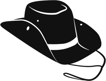 Black Cowboy Hat PNG