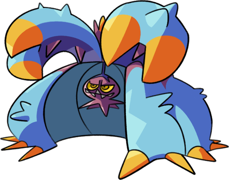 Toxapex Pokemon PNG