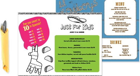 Kids Menu PNG