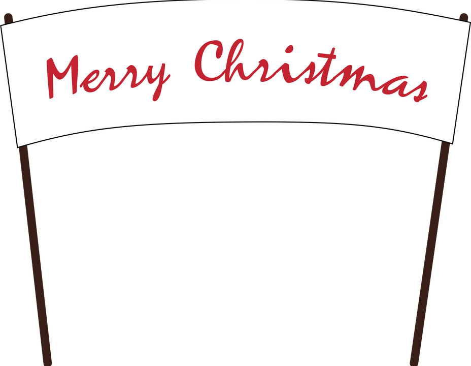 Merry Christmas Banner PNG