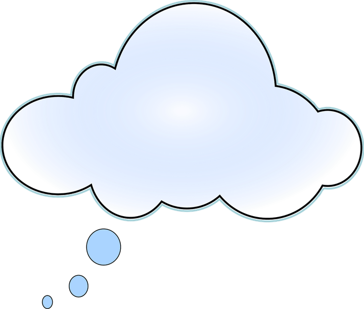 Cloud Bubble PNG