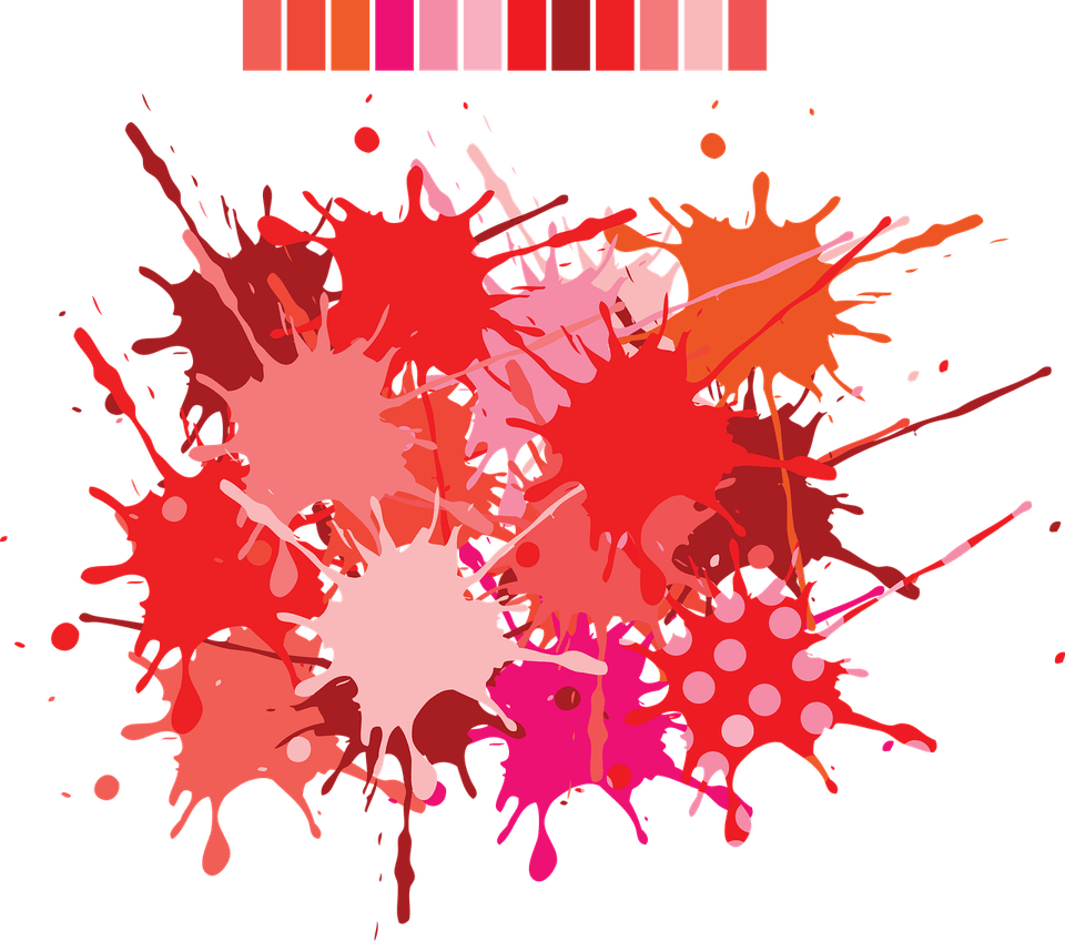 Red Powder Explosion PNG