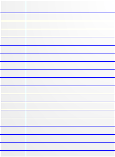 Notebook Paper PNG
