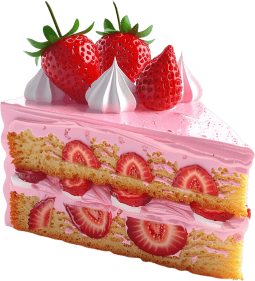 Strawberry Cake PNG