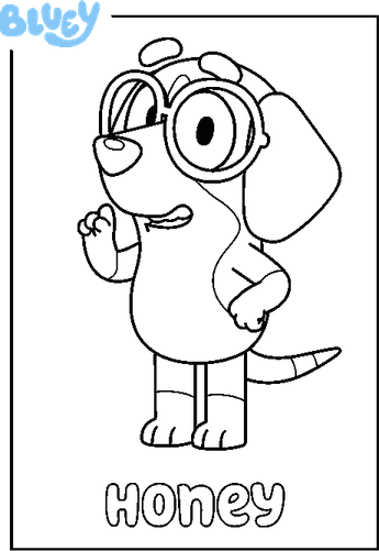 Bluey Honey PNG