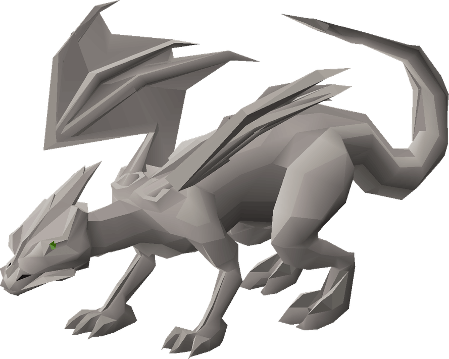 Ancient Silver Dragon PNG