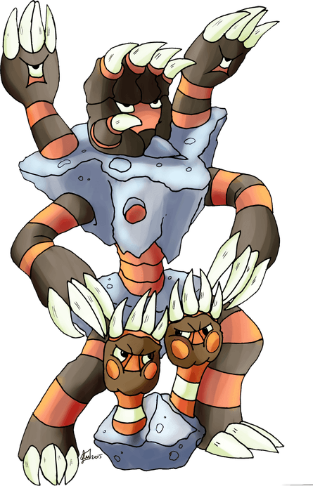 Binacle Pokemon PNG