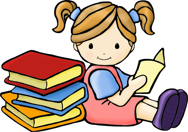 Kids Reading Book PNG