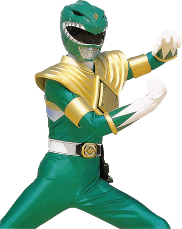 Green Power Ranger PNG