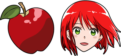 Anime Apple PNG