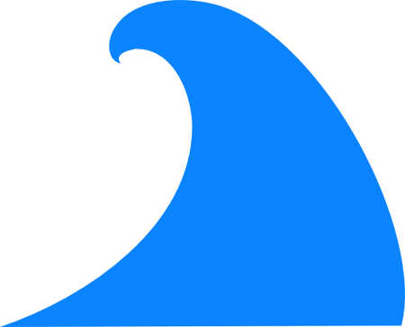 Cartoon Wave PNG