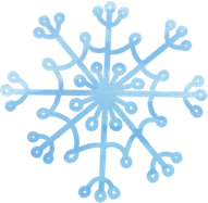 Watercolor Snowflake PNG
