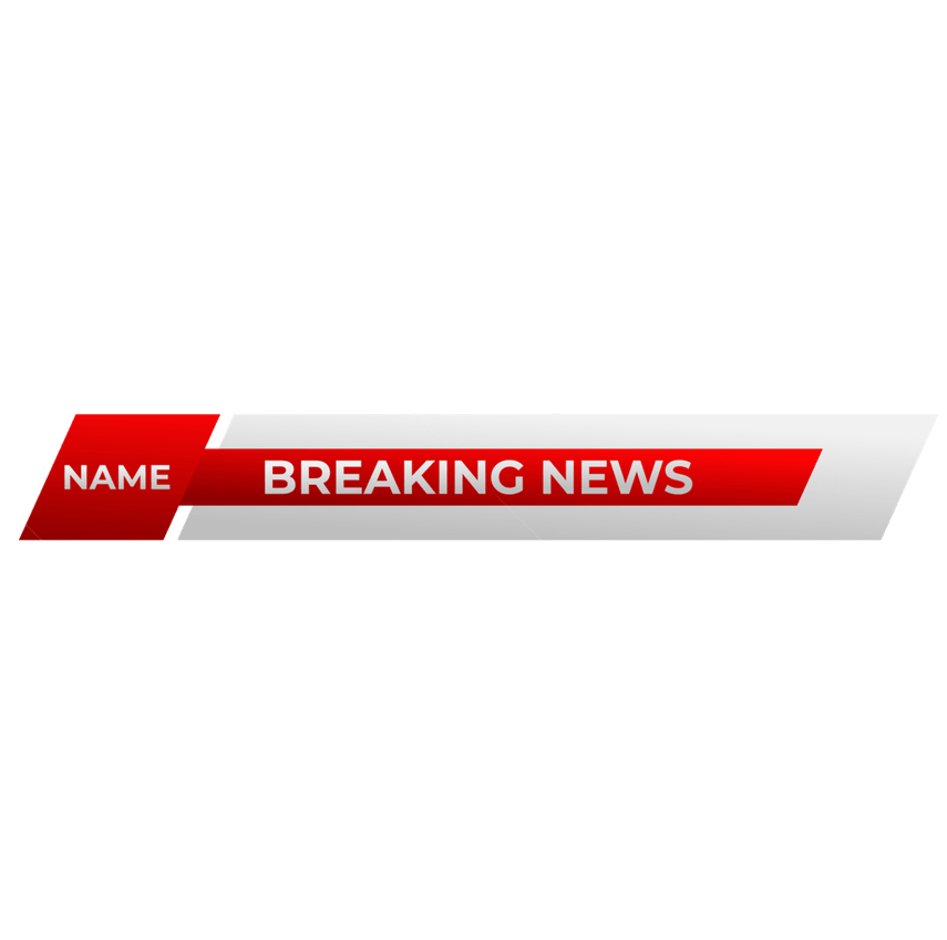 Breaking News Template PNG