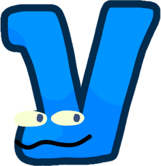 Alphabet Lore Letter V PNG
