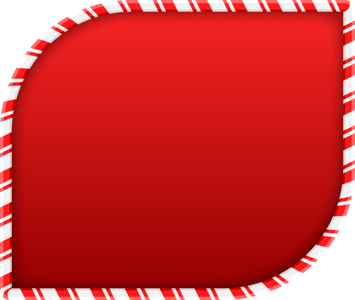 Candy Cane Border PNG