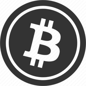 Bitcoin Logo Black PNG
