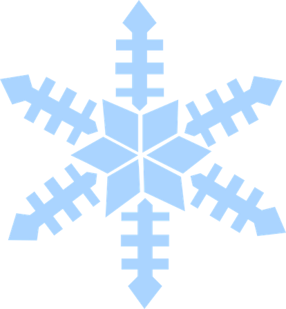 Blue Snowflakes PNG