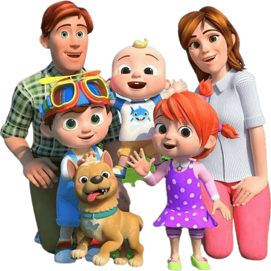 Cocomelon Family PNG
