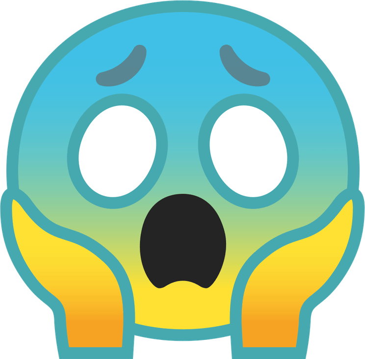 Scream Emoji PNG