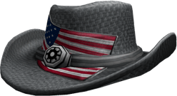 American Flag Cowboy Hat PNG