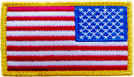 Backwards American Flag PNG