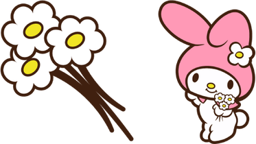 My Melody Flower PNG