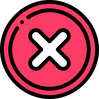 Red Circle X PNG