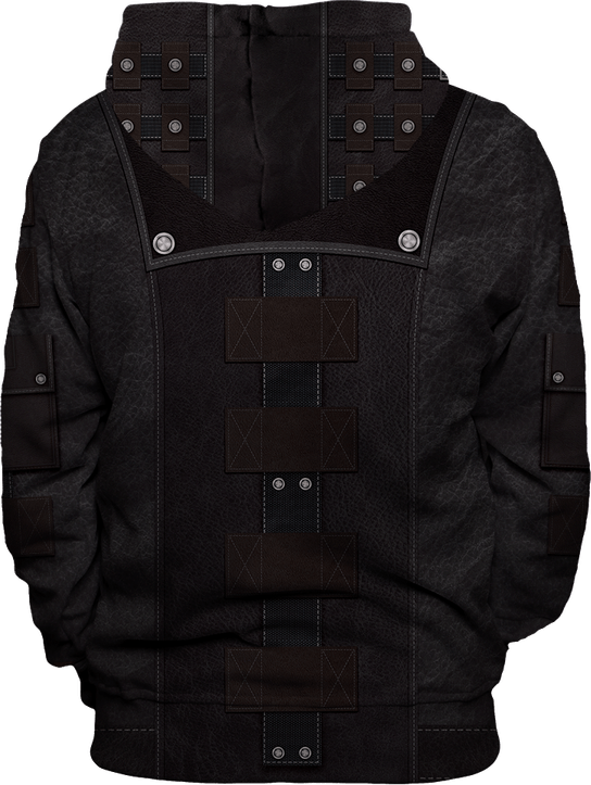 Back Of Black Hoodie PNG