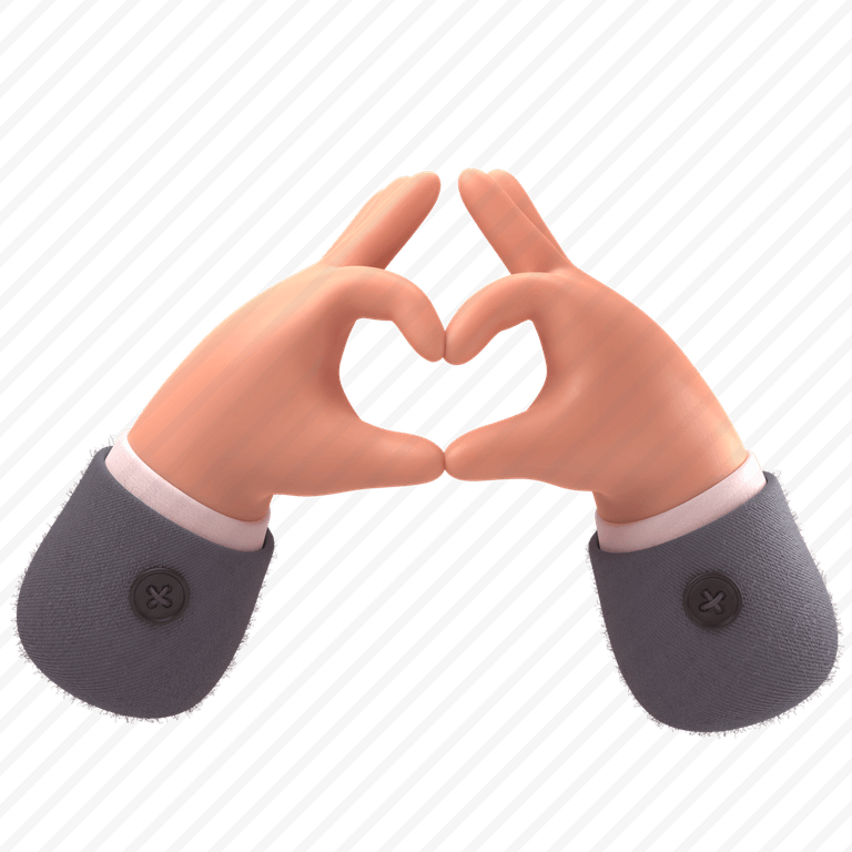 Hand Heart Emoji PNG