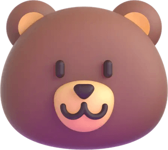 Apple Iphone Bear Emoji PNG
