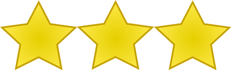 3 Star PNG