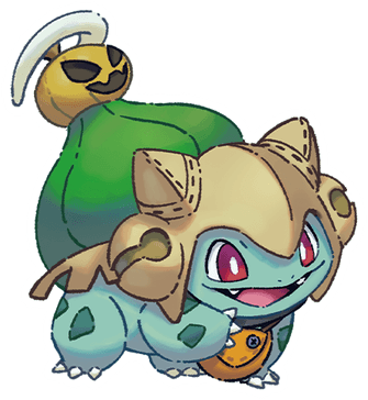 Halloween Bulbasaur PNG