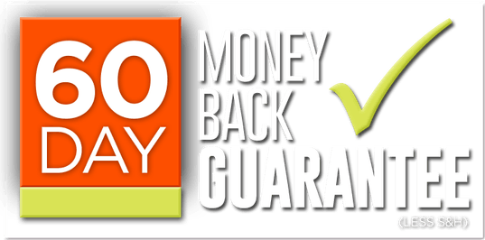 60 Days Money Back Guarantee PNG